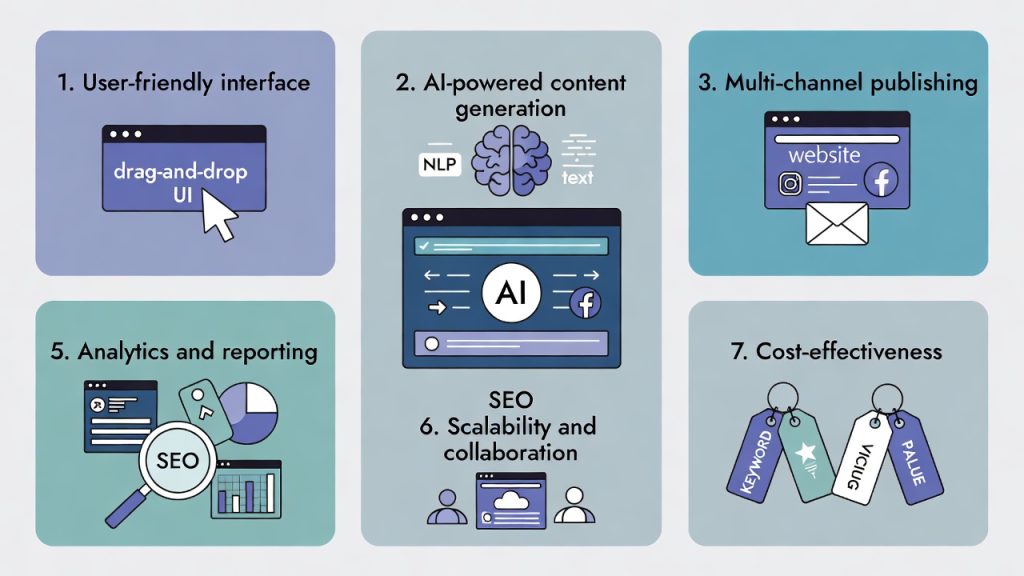 7 essential features of a D2C content generator
