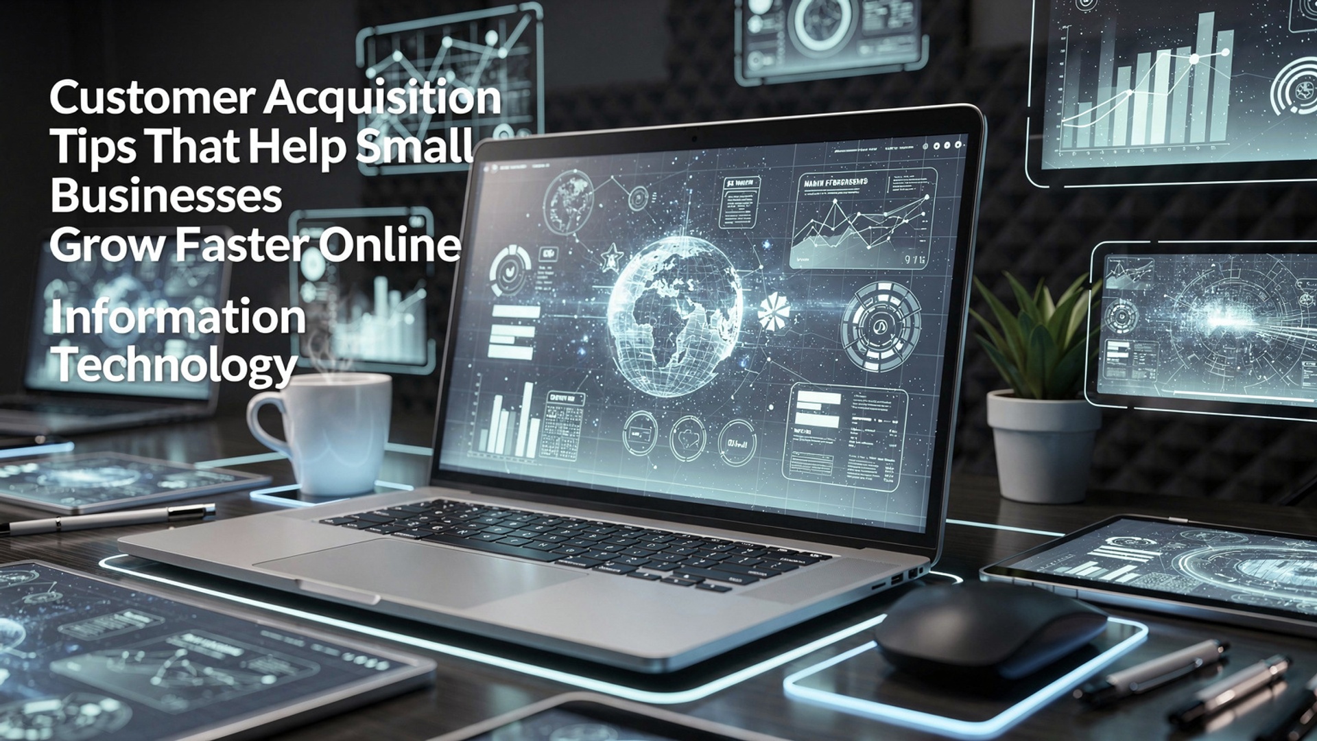 Customer Acquisition Tips That Help Small Businesses Grow Faster Online illustration