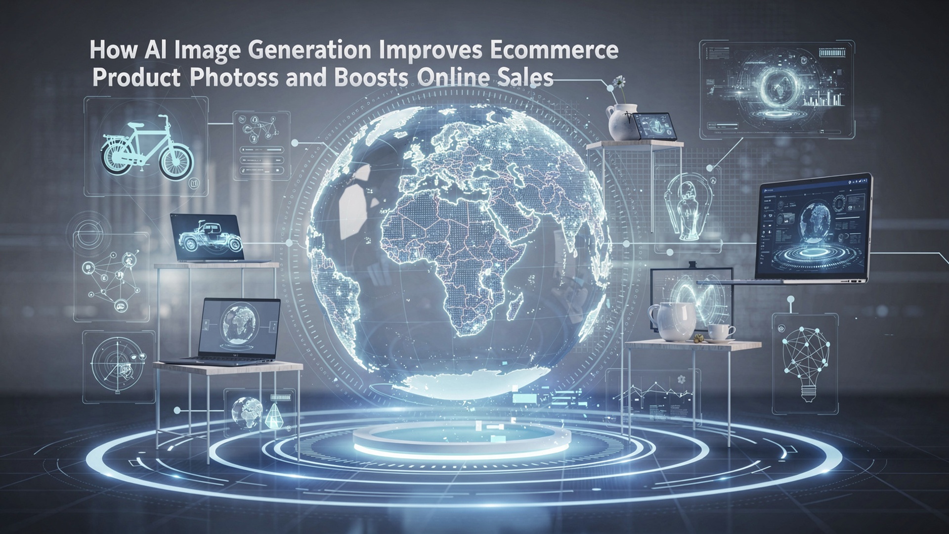 How AI Image Generation Improves Ecommerce Product Photos and Boosts Online Sales illustration