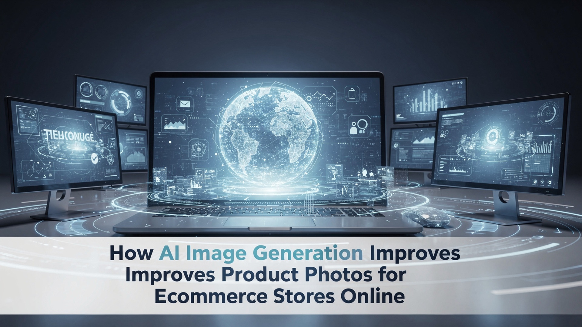 How AI Image Generation Improves Product Photos for Ecommerce Stores Online illustration