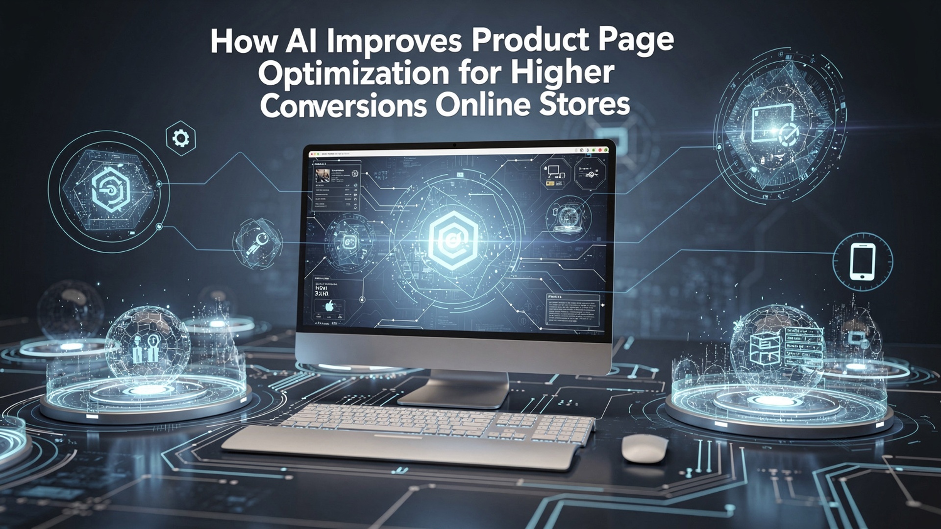 How AI Improves Product Page Optimization for Higher Conversions Online Stores illustration