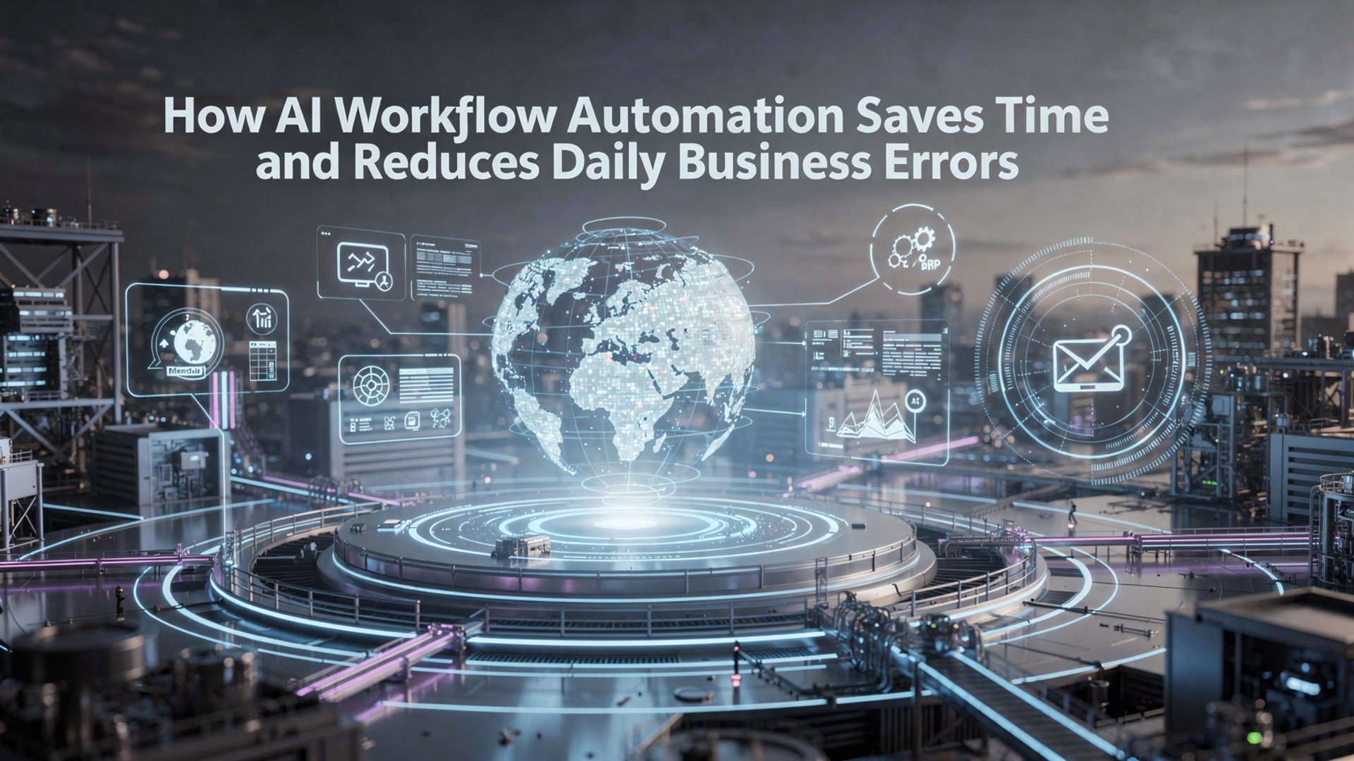 How AI Workflow Automation Saves Time and Reduces Daily Business Errors illustration