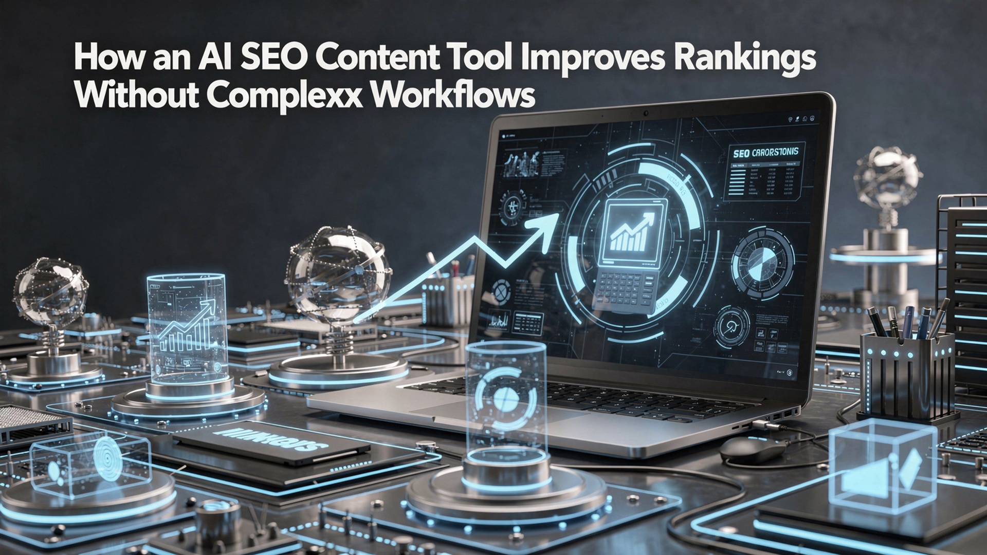 How an AI SEO Content Tool Improves Rankings Without Complex Workflows illustration