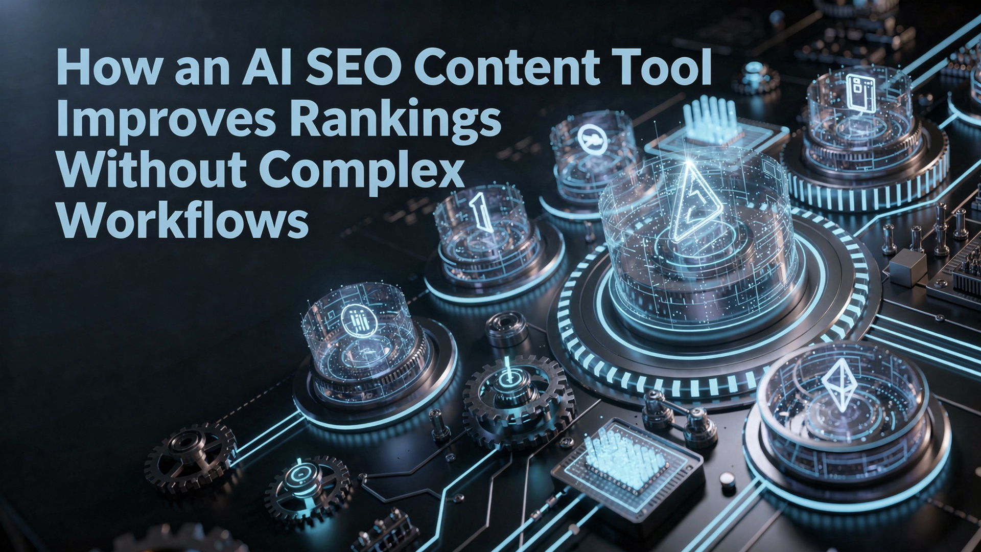 How an AI SEO Content Tool Improves Rankings Without Complex Workflows illustration