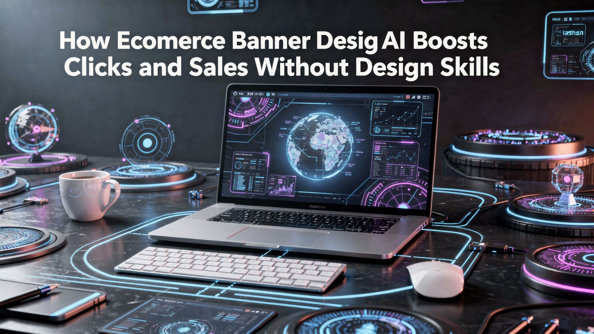How Ecommerce Banner Design AI Boosts Clicks and Sales Without Design Skills illustration