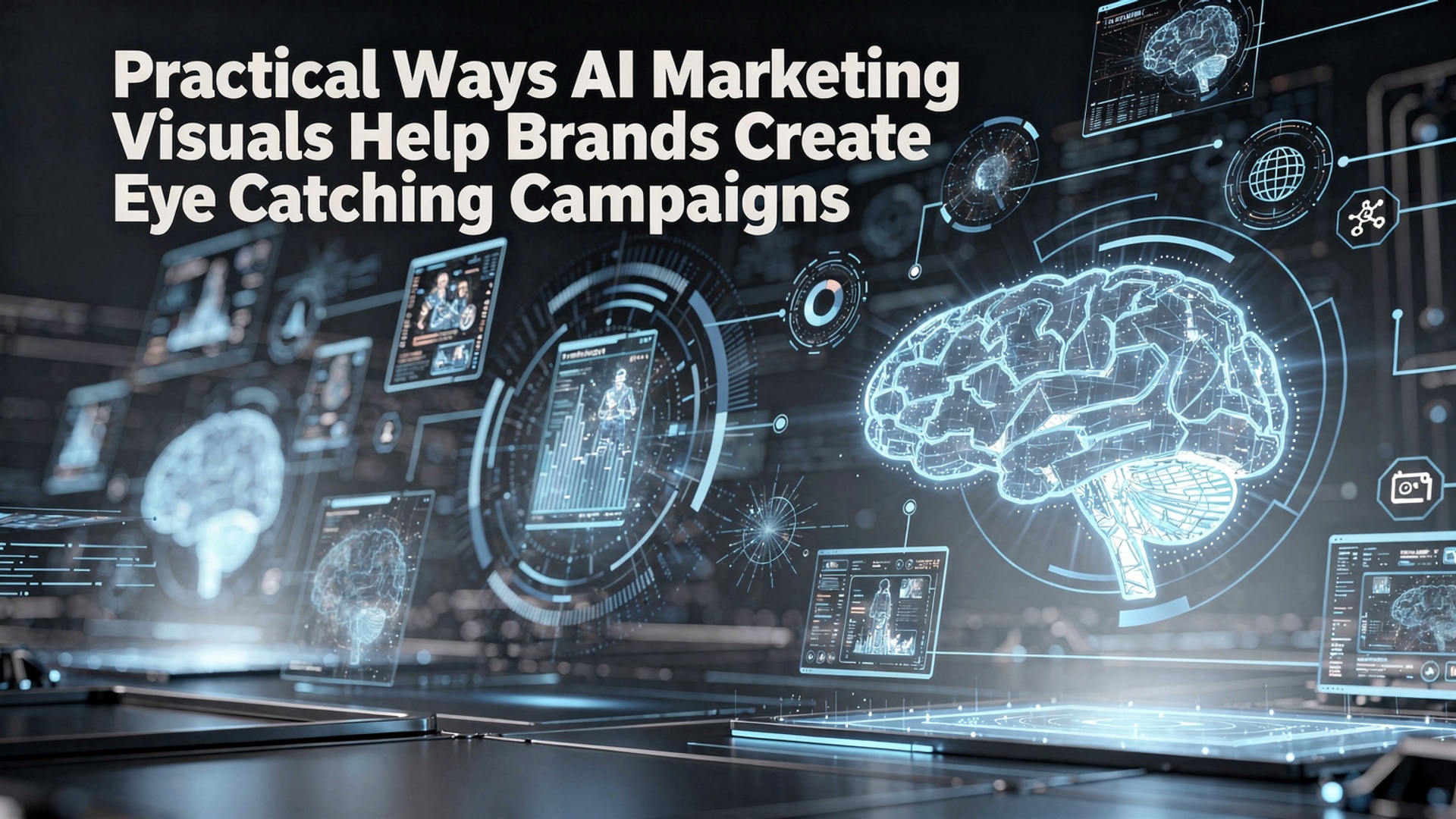 Practical Ways AI Marketing Visuals Help Brands Create Eye Catching Campaigns illustration