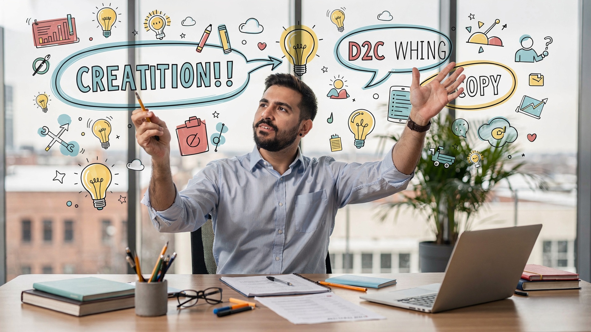 Proven Tactics for Writing Engaging Marketing Copy for D2C Brands illustration