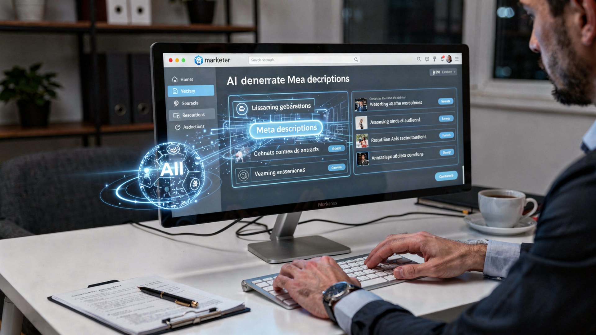 Secrets to Writing High-Converting Meta Descriptions with AI Tools illustration
