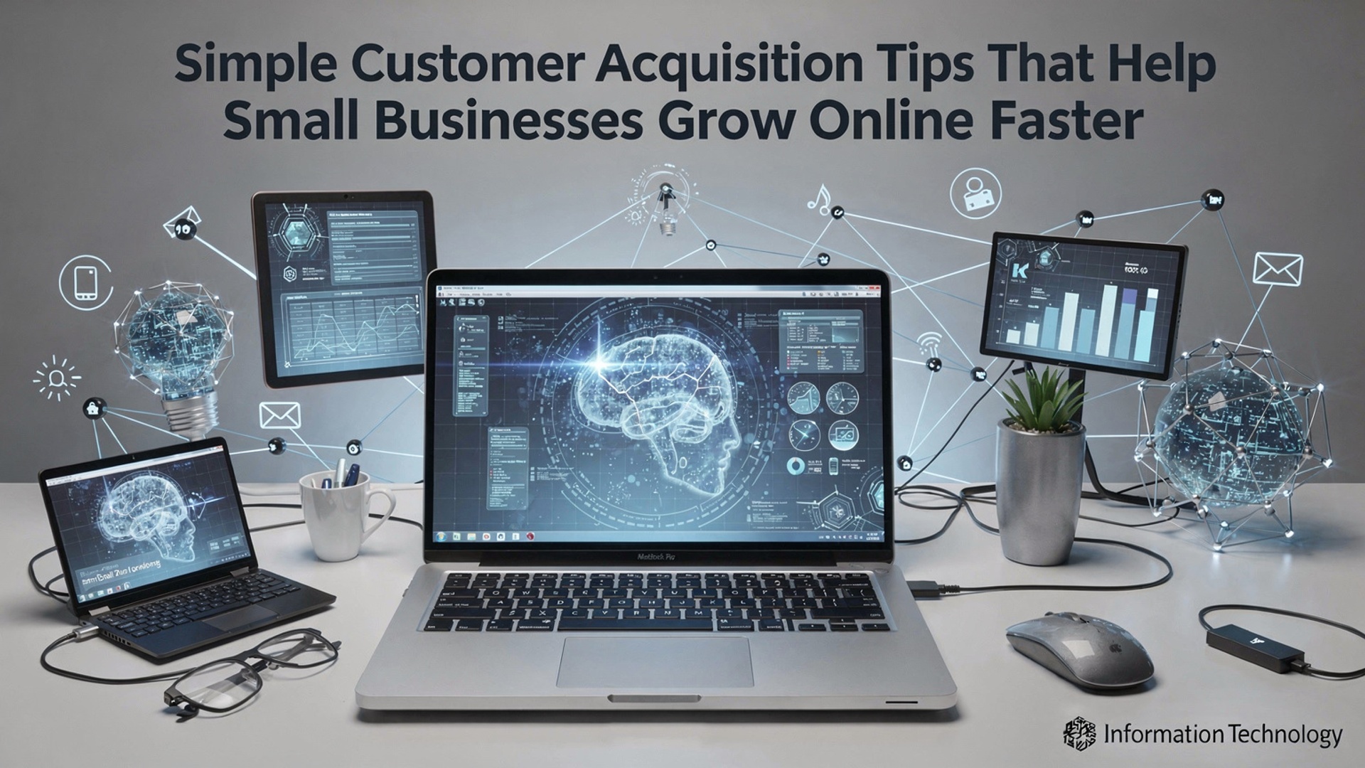 Simple Customer Acquisition Tips That Help Small Businesses Grow Online Faster illustration