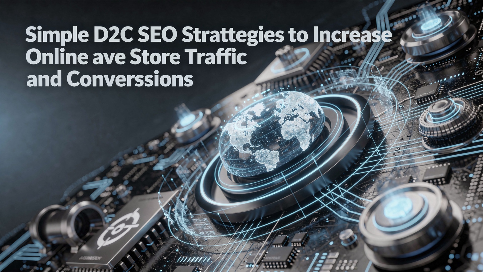 Simple D2C SEO Strategies to Increase Online Store Traffic and Conversions illustration