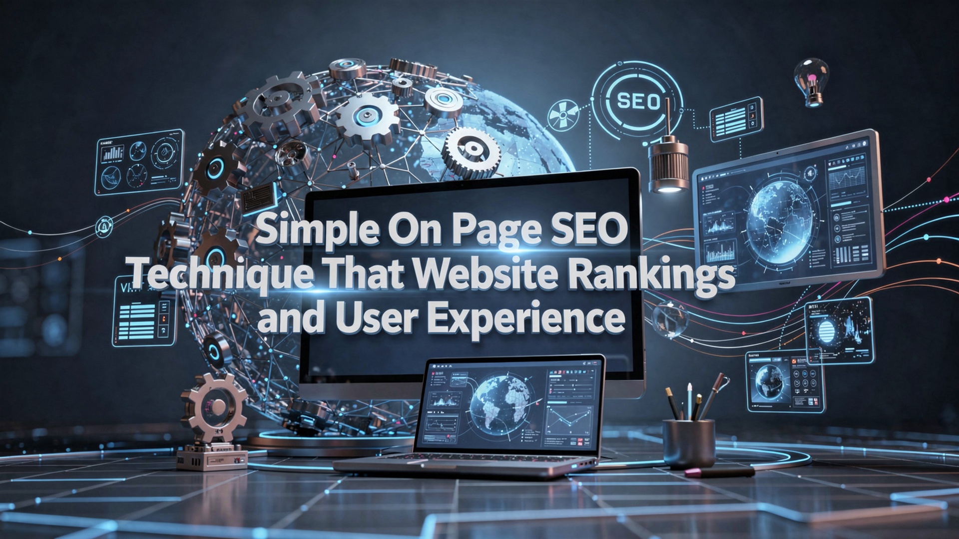 Simple On Page SEO Techniques That Improve Website Rankings and User Experience illustration