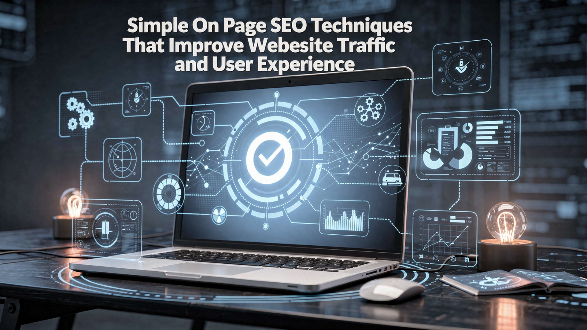 Simple On Page SEO Techniques That Improve Website Traffic and User Experience illustration