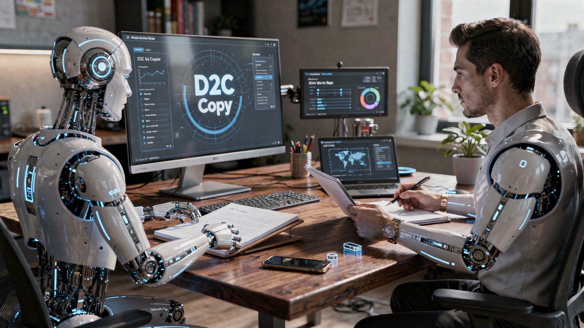 Why D2C Brands Need AI-Powered Tools for Copywriting Success illustration