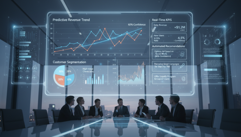 Improve Your Business with AI-Driven Decision Making Strategies illustration