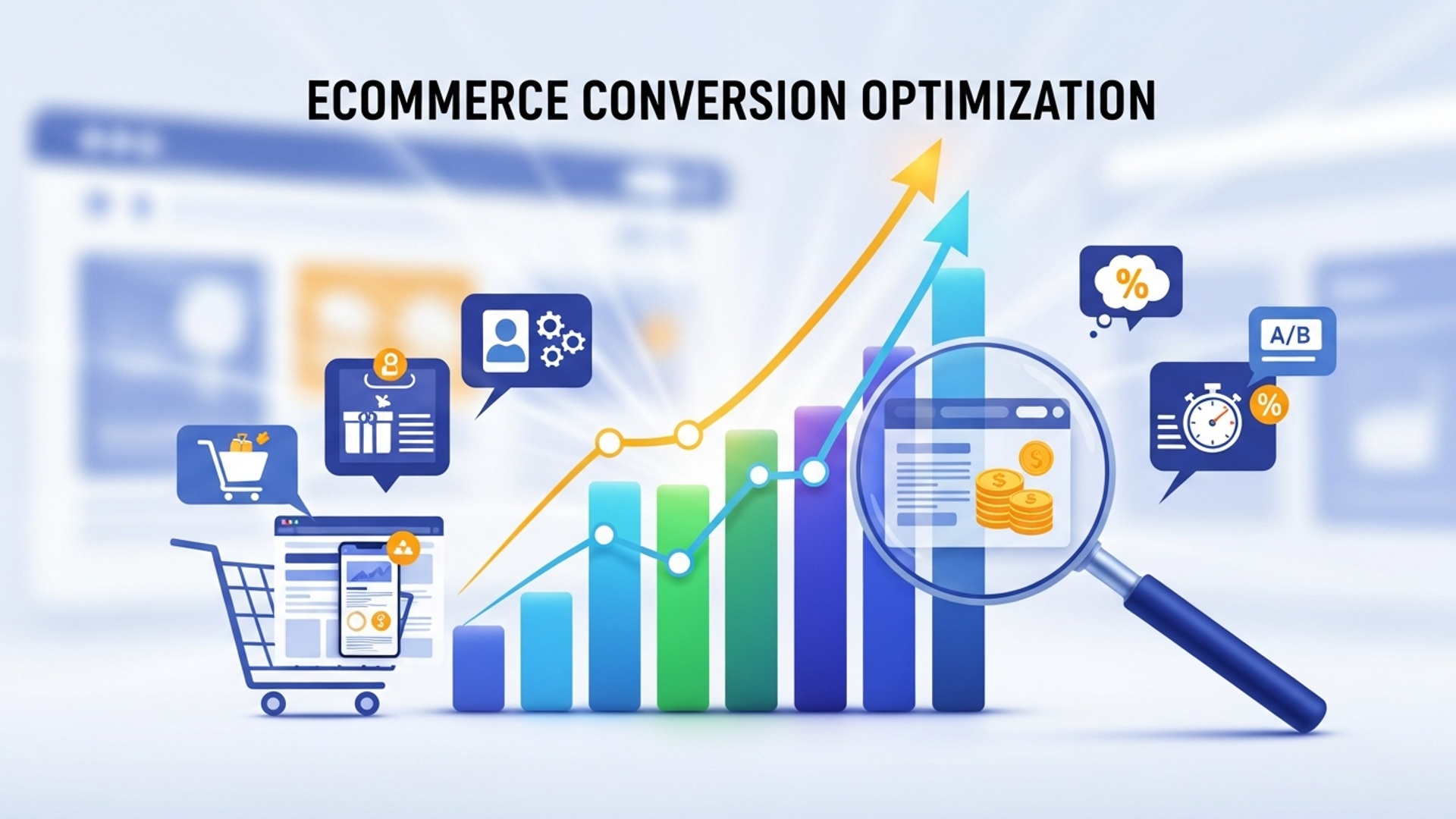 Boost Your Online Store Sales With Essential Ecommerce Conversion Optimization Strategies illustration