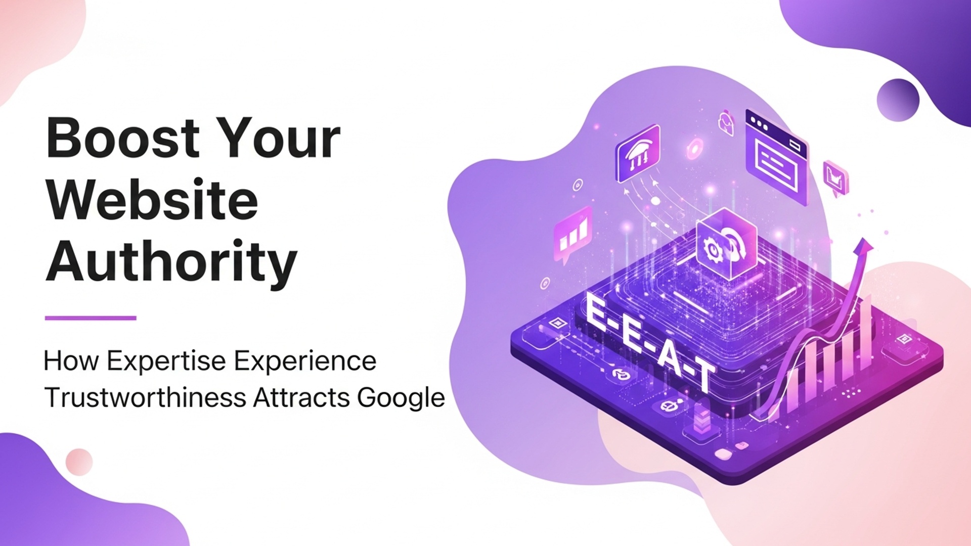 Boost Your Website Authority How Expertise Experience Trustworthiness Attracts Google illustration