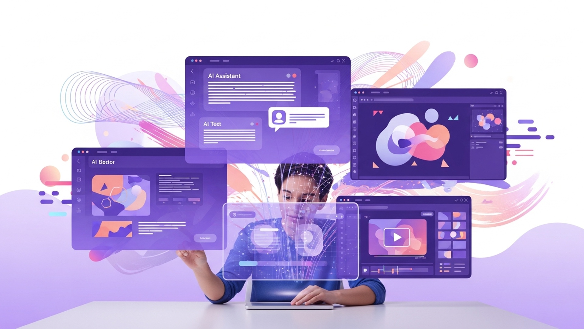 Discover Top AI Tools to Revolutionize Your Content Creation Process illustration