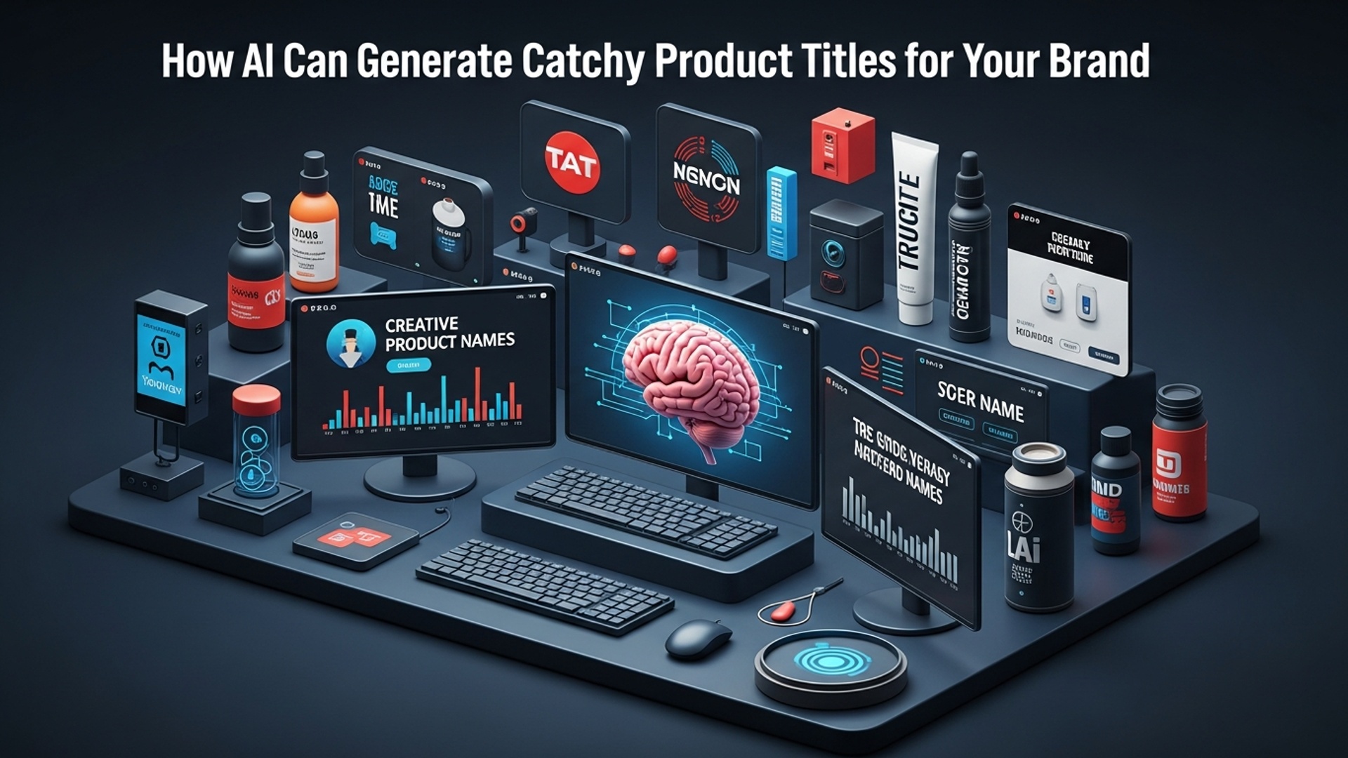 How AI Can Generate Catchy Product Titles for Your Brand illustration