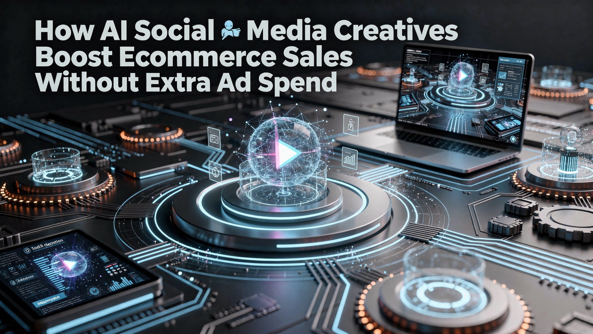 How AI Social Media Creatives Boost Ecommerce Sales Without Extra Ad Spend illustration