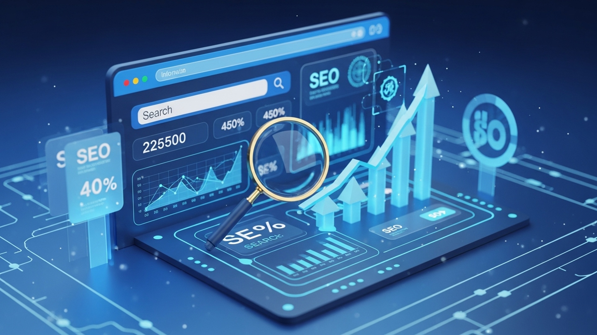 How to Effectively Optimize Your Website for Better Search Engine Rankings illustration