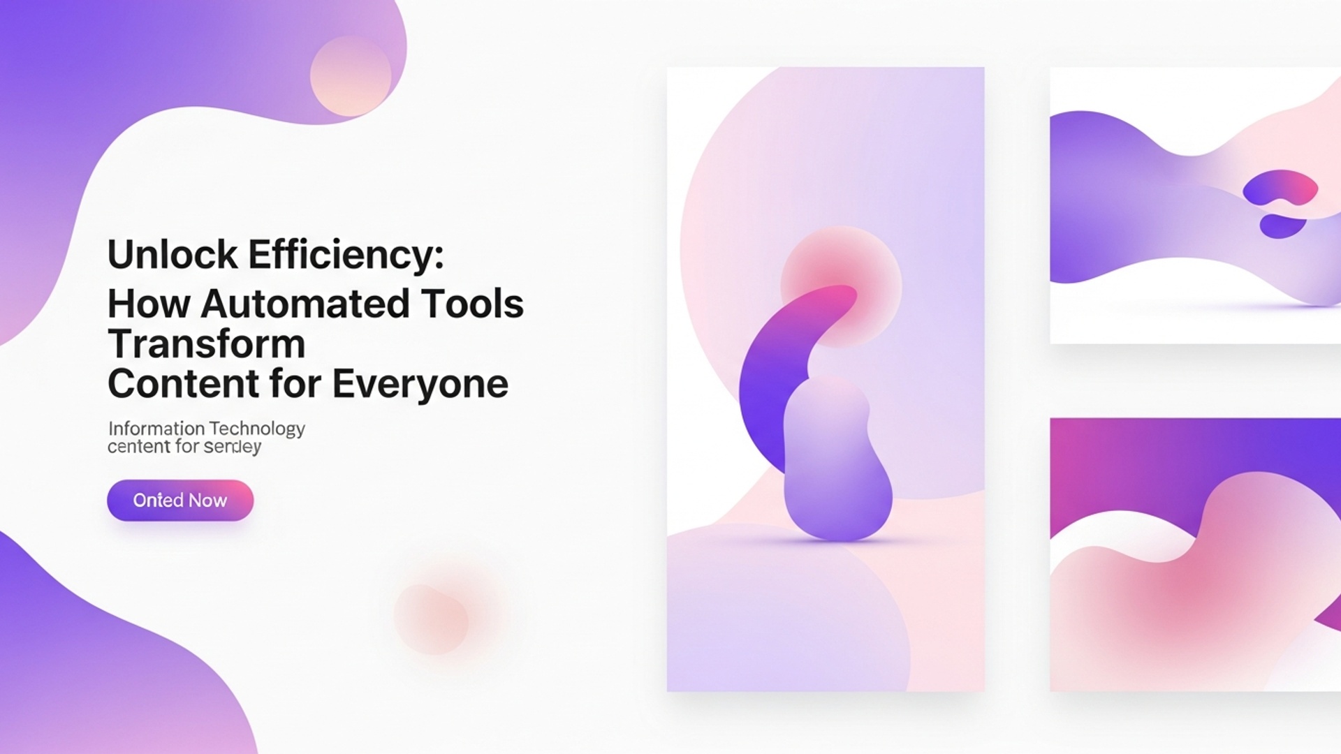 Unlock Efficiency How Automated Tools Transform Content Creation for Everyone illustration