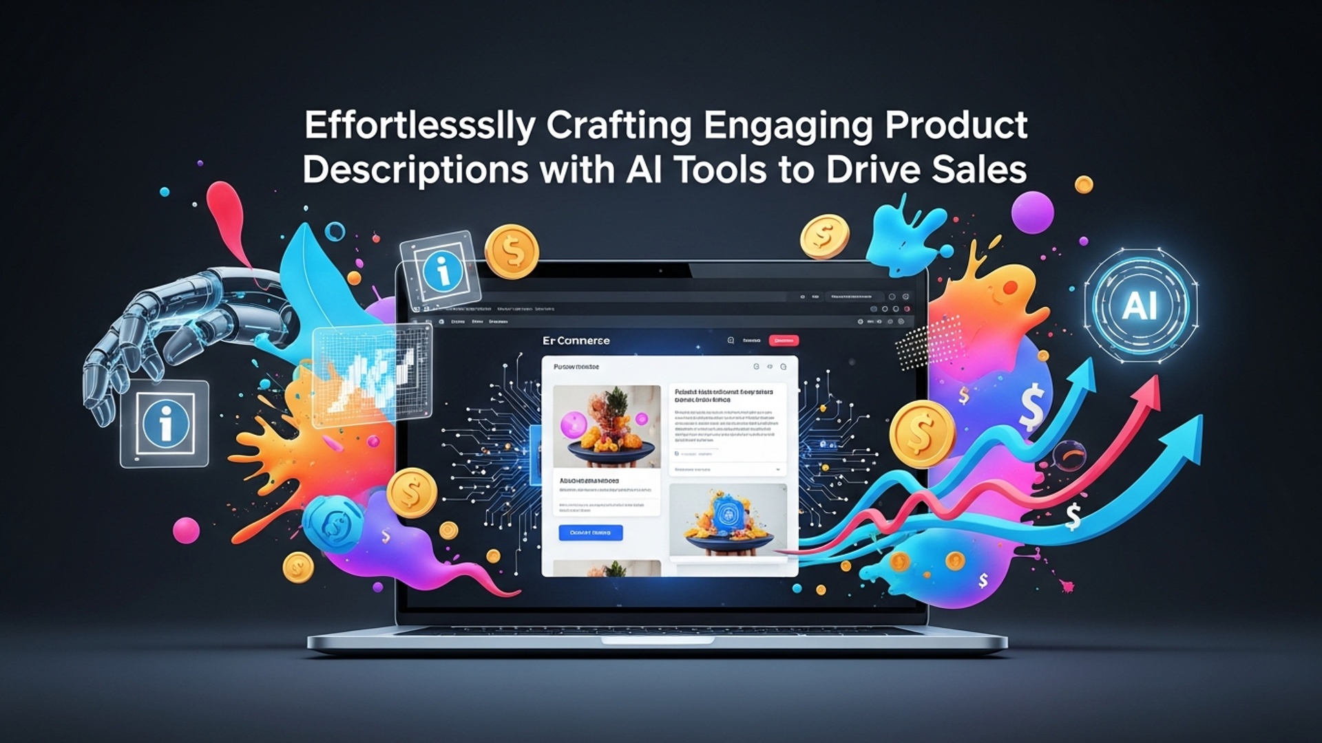 Write Engaging Product Descriptions Effortlessly Using AI Tools for More Sales illustration