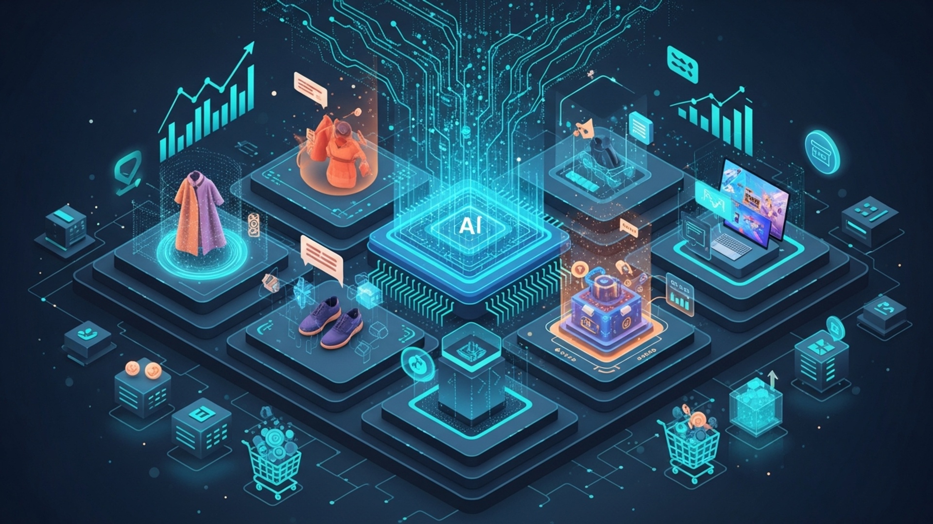 Boost Your Ecommerce Conversions with AI Powered Visual Content illustration