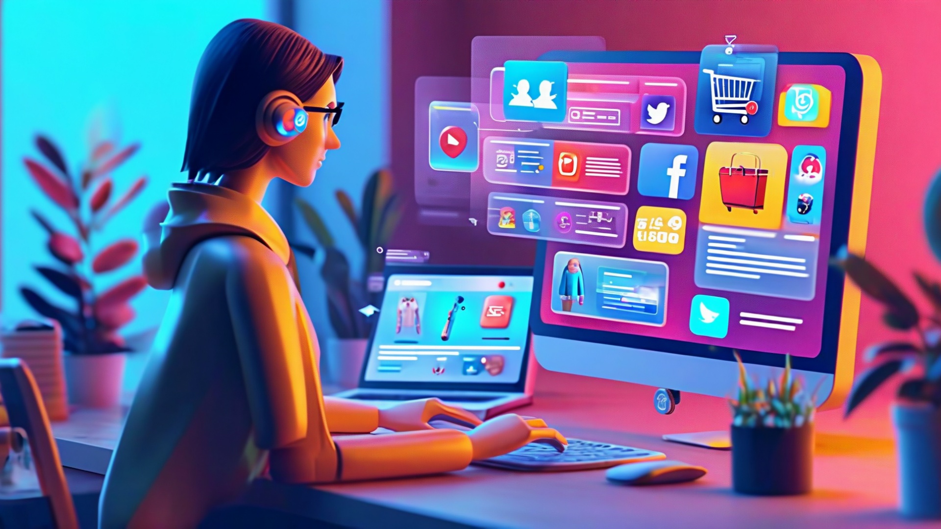 How AI Social Media Creatives Transform Ecommerce Marketing and Drive Sales illustration
