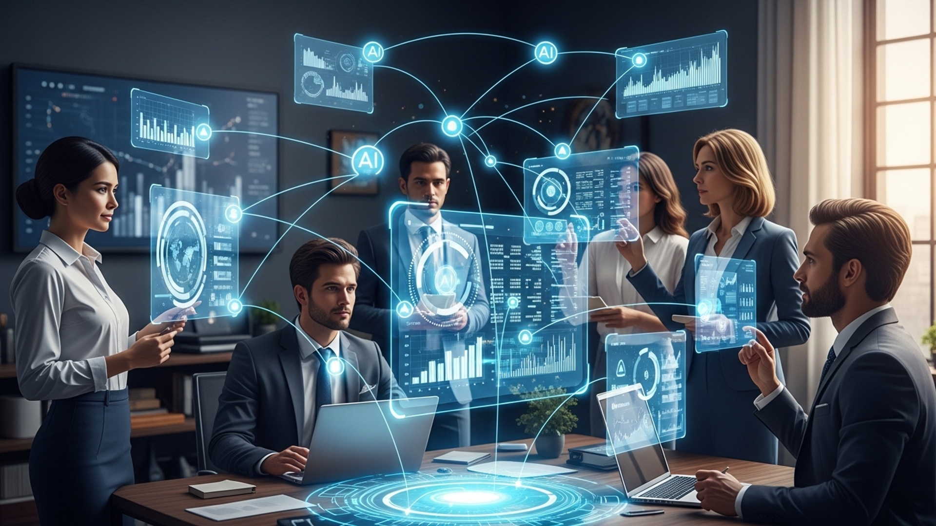 Practical Ways AI Can Improve Your Business Decision Making Process illustration