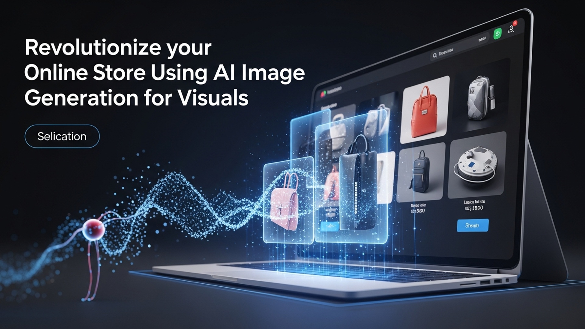 Revolutionize your Online Store Using AI Image Generation for Visuals illustration