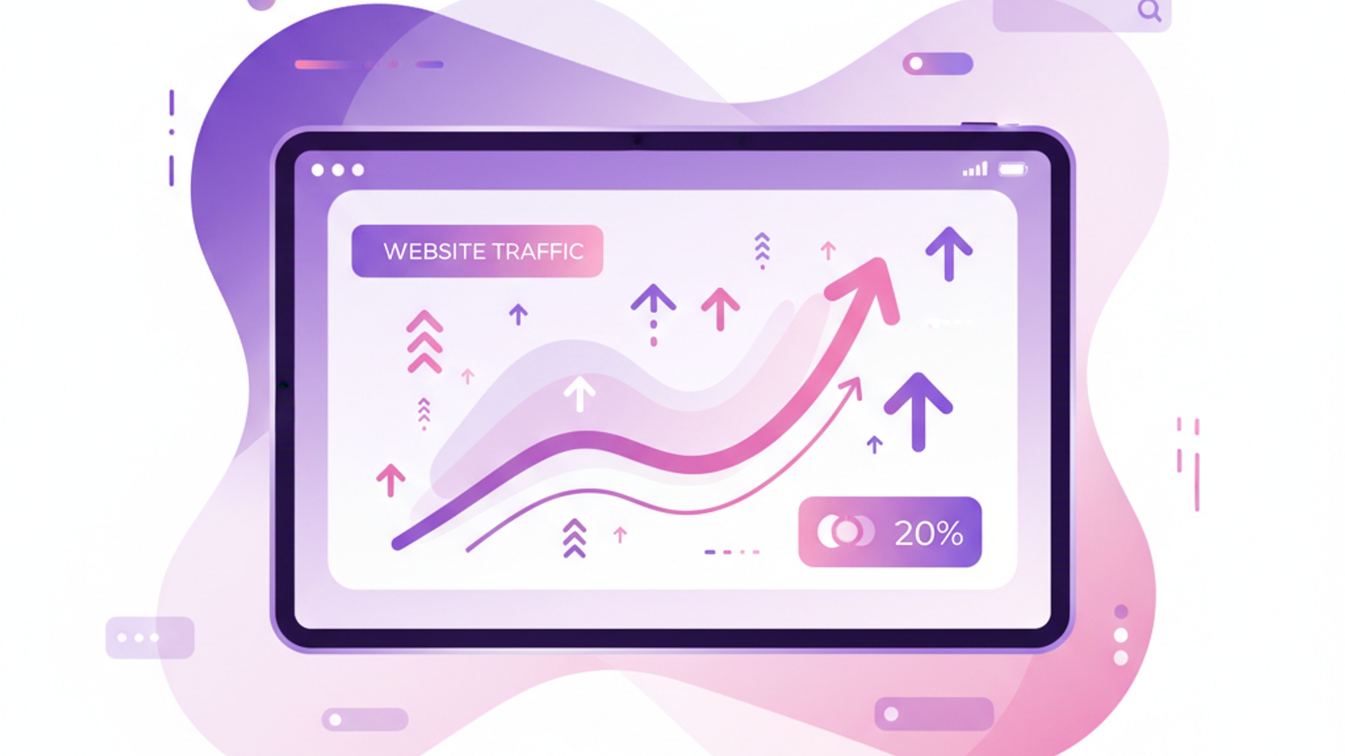 10 Proven Strategies to Increase Website Traffic Free and Effectively illustration