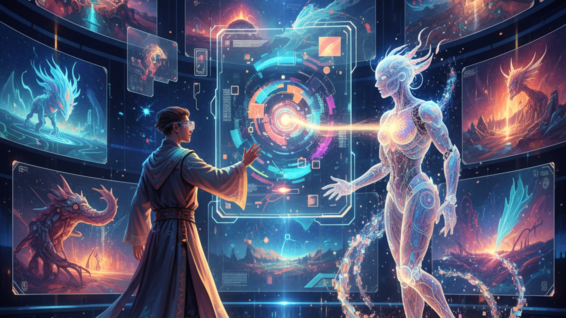 How AI Image Creation Is Revolutionizing Digital Art and Design illustration