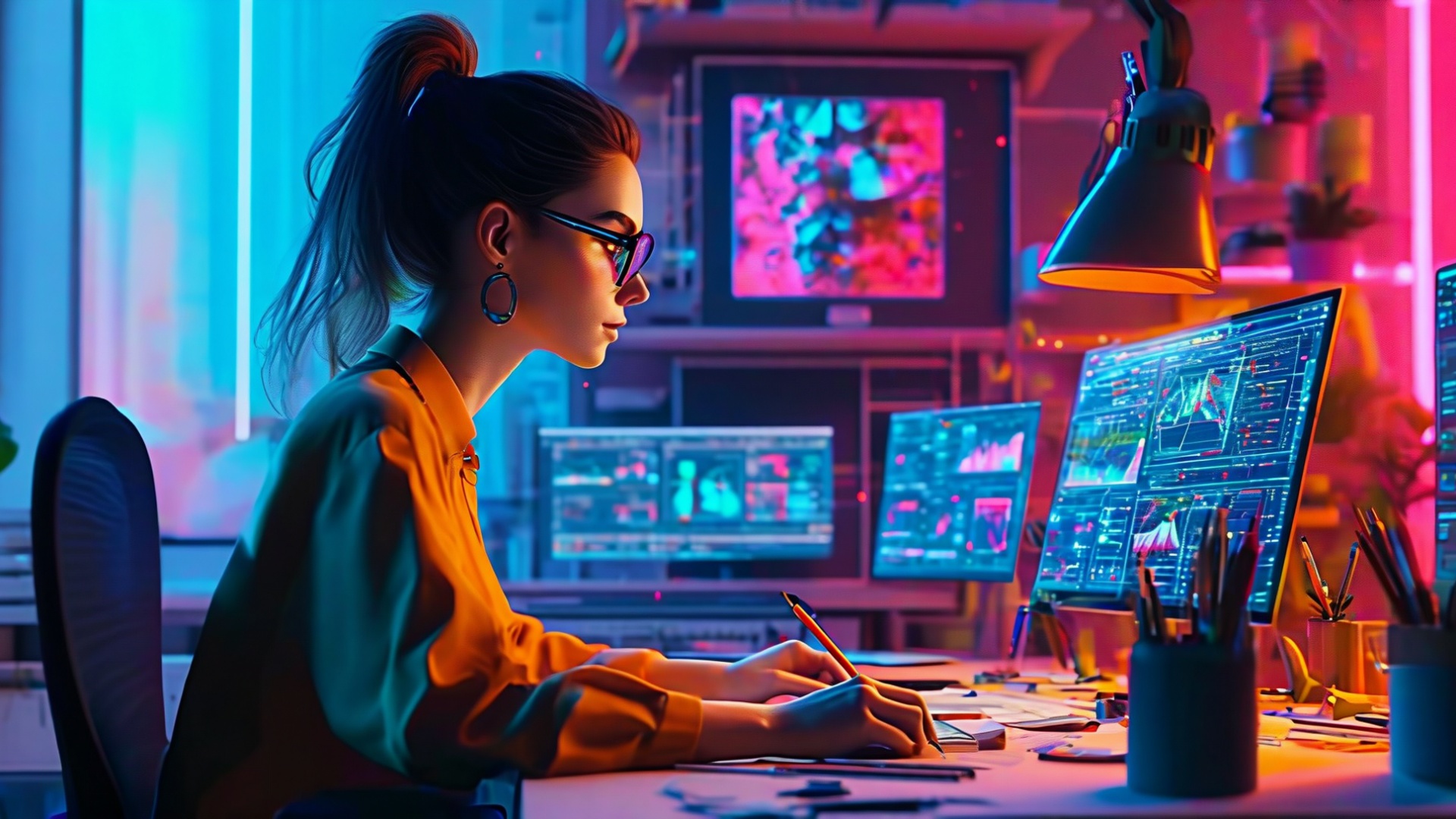 How AI Image Creation Is Transforming Digital Art and Design illustration