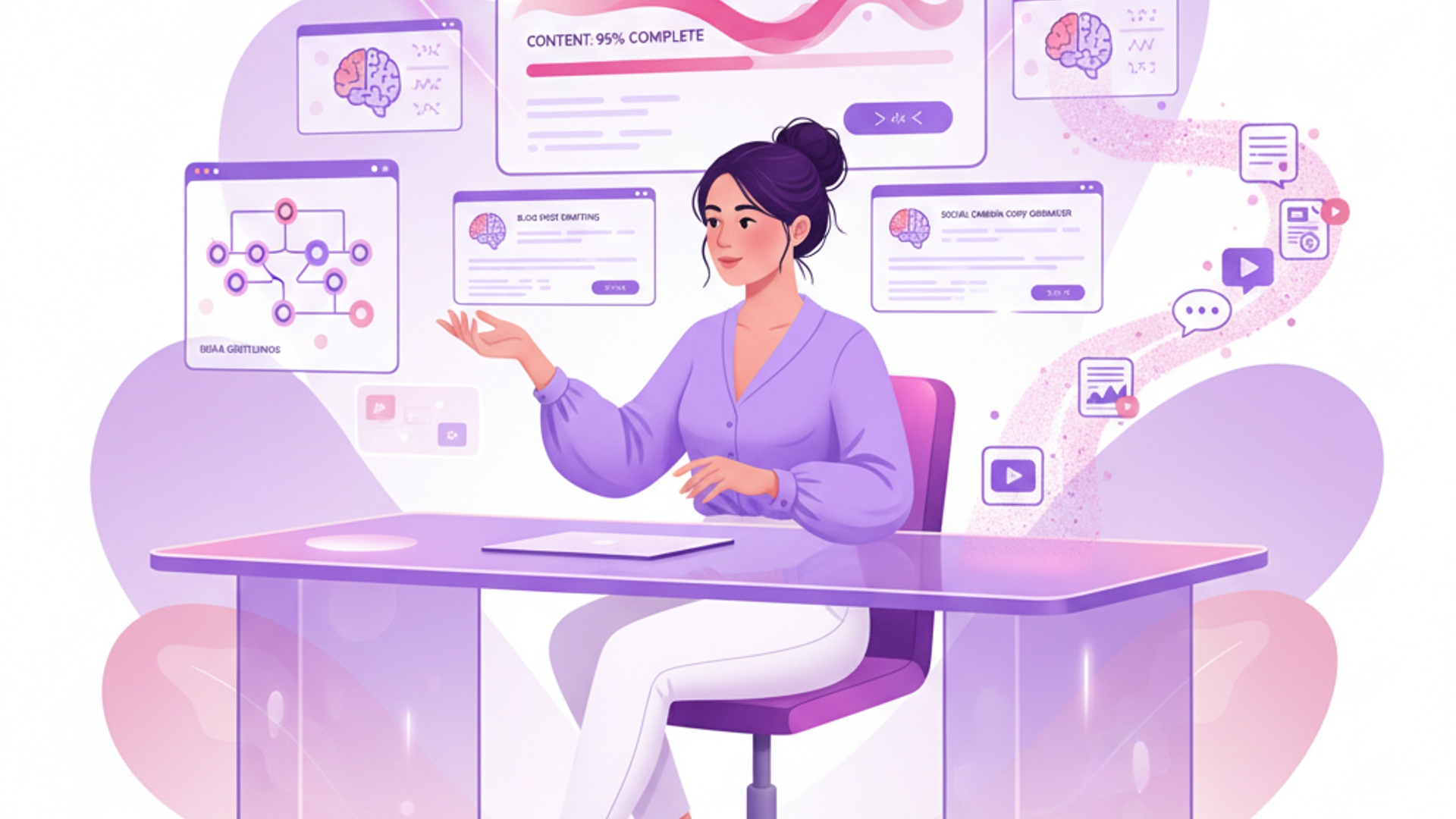 How Automated Content Creation Tools Streamline Marketing Workflows illustration