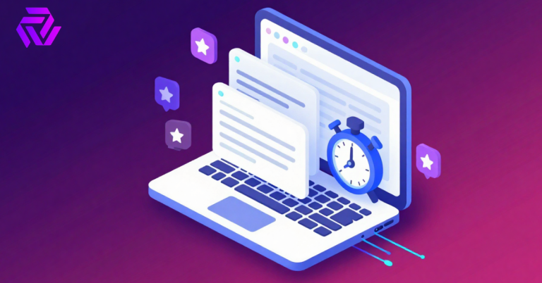 How to write SEO titles for Shopify products fast shown as a laptop generating title variants